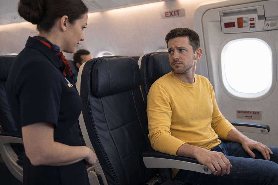 A Flight Attendant Refused to Serve Alcohol to an Exit Row Passenger—Was That Allowed?